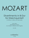 Divertimento in B-Dur fr Streichquintett (nach KV 270) fr 2 Violinen, 2 Violen, Violoncello Partitur und Stimmen