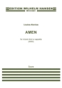 Amen SATB Choral Score
