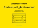 O Heiland, rei die Himmel auf (2018) - fr Orgel