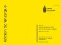 4 Sinfonias aus Kantaten   fr Orgel