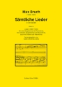Smtliche Lieder Band 4 -Lieder (1889-1920) fr Singstimme und Klavier Partitur
