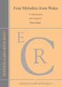 4 Melodies from Wales f�r Streichquartett Stimmen