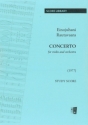 Concerto for violin and orchestra study score