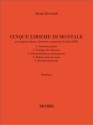 Cinque liriche di Montale Kammerensemble Partitur