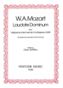 Laudate Dominum SATB Partitur