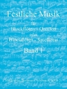 Festliche Musik Band 1 fr 4 Blockflten (SATB) Partitur