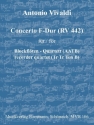 Konzert F-Dur RV442 fr 4 Blockflten (AATB) (Ensemble) Partitur