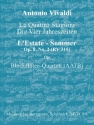 Konzert op.8,2 RV315 Der Sommer   fr 4 Blockflten (AATB) Partitur