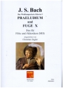 Praeludium und Fuge X (Wohltemperiertes Klavier Band 1) fr Flte und Akkordeon Stimmen
