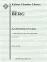 Kammerkonzert, Op. 8/ IAB 3 Score Scores
