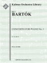 Concerto for Piano No. 1, Sz.83 F/O Full Orchestra