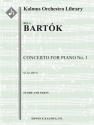 Concerto for Piano No. 1, Sz.83 F/O SC Scores