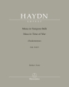 Missa in Tempore Belli Hob. XXII:9 'Paukenmesse' fr Soli, gem Chor und Orchester Partitur, Urtextausgabe