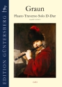 Flauto Traverso Solo D-Dur Graun WV Cv:XVII:75 fr Violine, Viola da gamba und Violoncello/Bass Partitur und Stimmen