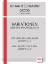 Variationen ber eine Barcarole, op.24 fr 2 Violinen, Viola und Violoncello  Partitur