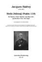Hodu lAdonaj (Psalm 118) fr Sopran, Tenor (Kantor), Bass solo, gem Chor und Orgel Partitur