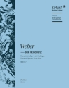 Der Freischtz WeV C.7 Romantische Oper in drei Aufzgen Partitur