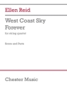 West Coast Sky Forever Streichquartett Partitur