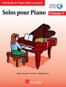 Solos pour Piano, volume 5 Klavier Buch und Online-Audio