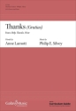 Thanks Frauenchor mit Klavier/Orgel Chorpartitur