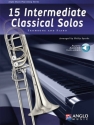 15 intermediate classical solos (+Online Audio) for trombone and piano