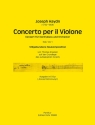 Concerto per il Violone Hob.VIIc:1 (Ausgabe in E-Dur) fr Kontrabass und Orchester Partitur (Ausgabe in E-Dur 