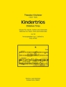 Kindertrios (Children Trios) op.58 fr Klavier, Violine und Violoncello Klavierpartitur und Stimmen