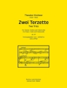 2 Terzette (2 Trios) op.97 fr Klavier, Violine und Violoncello Klavierpartitur und Stimmen