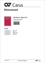 Agnus Dei Soli/Coro SATB, 2 Fl, 2 Ob, 2 Clt, 2 Fg, 2 Cor, 2 Vl, Va, Vc, Cb Stimmenset