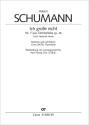 Ich grolle nicht [Solo Bar], Coro SATB, Pfte Partitur