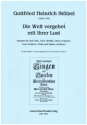 Die Welt vergehet mit ihrer Lust (Kantate) fr Soli (AB), gem Chor, Oboe d'amore,  2 Violinen, Viola, B.c. Partitur