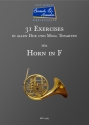 31 Exercises in allen Dur- und Moll-Tonarten fr Horn in F