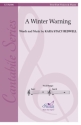 A Winter Warning Gemischter Chor mit Begleitung Chorpartitur