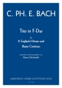 Trio F-dur, arr. R.Schottstdt 2 Eh, B.C. (Cemb.+ Fg)