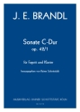 Sonate C-dur op. 42/1, hrsg. R.Schottstdt Fg + Klavier