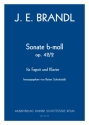 Sonate b-moll op. 42/2, hrsg. R.Schottstdt Fg + Klavier