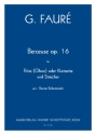 Berceuse op.16, arr. R.Schottstdt Cl/Fl/Ob + Streichquartett