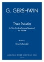 Three Preludes, arr. R.Schottstdt Fl+ Streicher