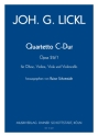 Quartetto C-dur op.26/1, hrsg. R.Schottstdt Ob,Vl,Vla,Vcl