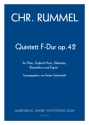 Quintett F-dur op.42, hrsg. R. Schottstdt Fl,Eh,Kl,Bh,Fg