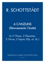 6 Canzuns (Rtoromanische Chorle) 2Ob,2Cl,2Hrn,2Fg (Kfg.ad lib.)