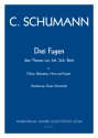 Drei Fugen ber Themen von Joh. Seb. Bach, arr. R.Schottstdt Ob,Cl,Hrn,Fg