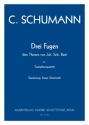 Drei Fugen ber Themen von Joh. Seb. Bach, arr. R.Schottstdt Saxophon-Quartett