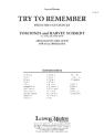 Try to Remember (f/o sc) Full Orchestra