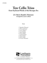10 Cello Trios Cello ensemble