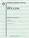 Minuetto No. 1 in A (s/o score) Scores
