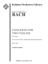 Concerto for 2 Violins in Dm (hpschd) String Orchestra