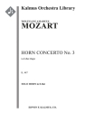 Horn Concerto No. 3 (f/o) Full Orchestra