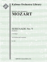 Serenade No. 9 in D, K. 320 (f/o sc) Scores