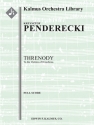 Threnody Victims of Hiroshima (s/o sc) Full Orchestra